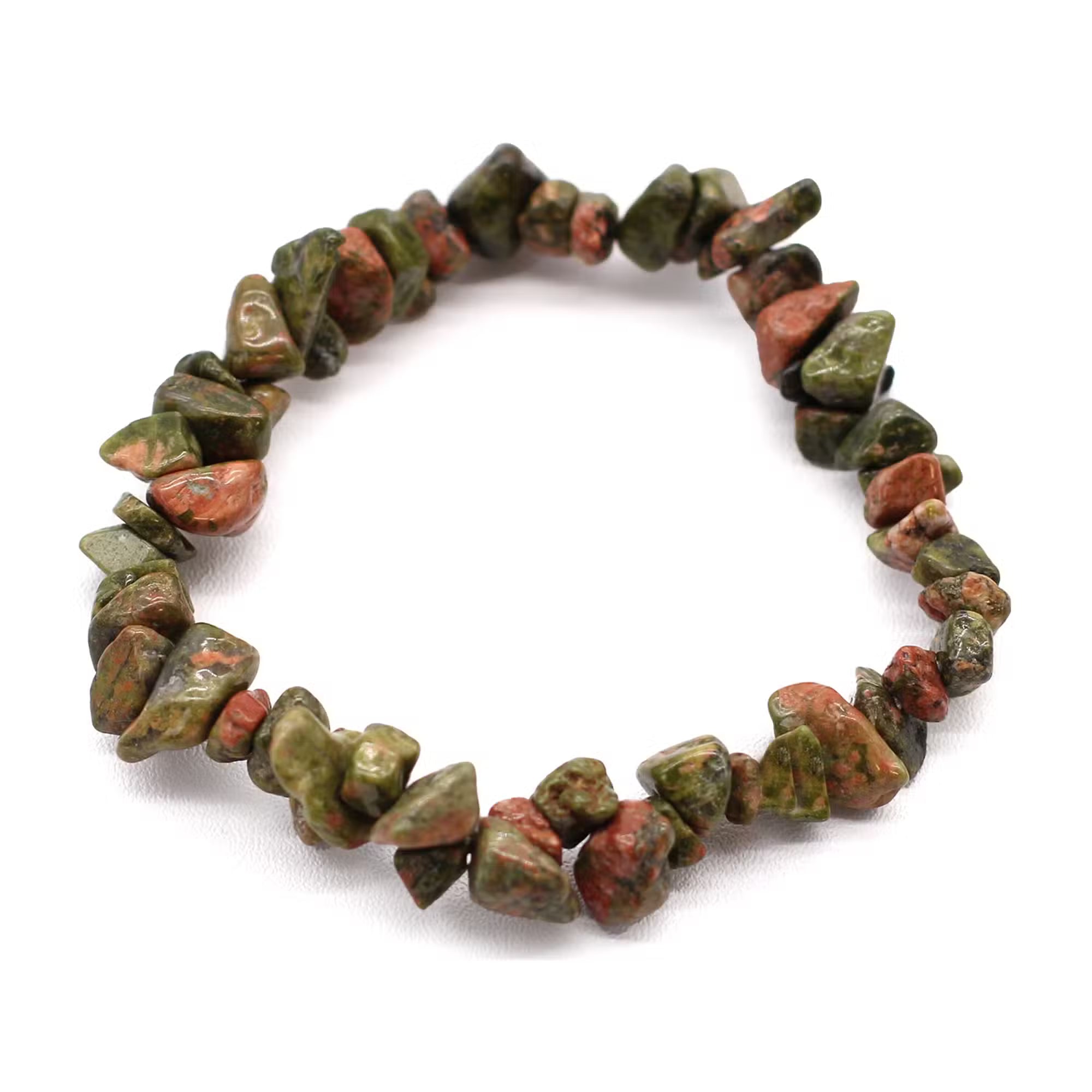 Gemstone Bracelet - Green Jasper