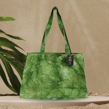Hop Hare Practical Bag - Forest Green Stone Washed Effect